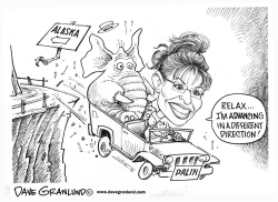 CORRECTED - GOV PALIN RESIGNS by Dave Granlund