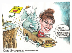 CORRECTED - GOV PALIN RESIGNS by Dave Granlund