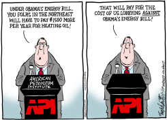 OBAMAS ENERGY BILL by Bob Englehart