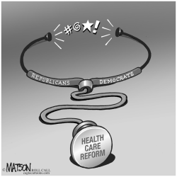 HEALTH CARE REFORM STETHOSCOPE by RJ Matson