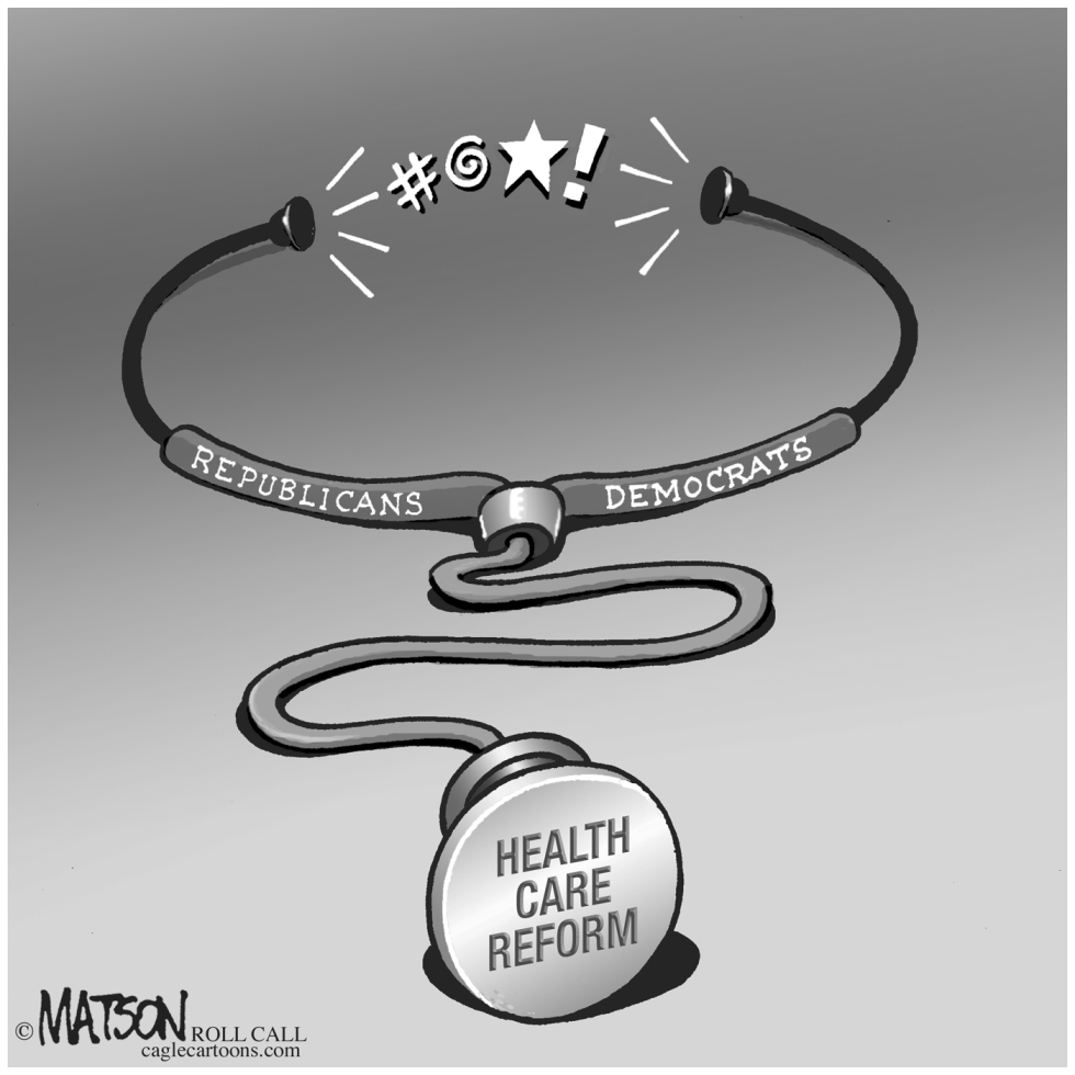  HEALTH CARE REFORM STETHOSCOPE by RJ Matson