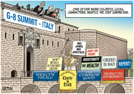 G8 IN ITALY by RJ Matson