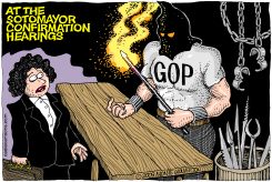 AT THE SOTOMAYOR CONFIRMATION HEARINGS by Wolverton