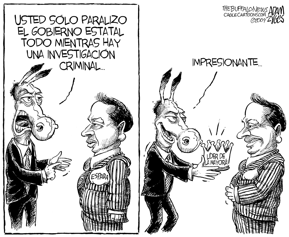  DEMOCRATAS EN ESTADO DE NY by Adam Zyglis