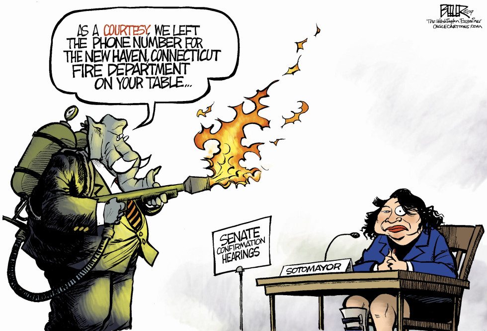  SOTOMAYOR CONFIRMATION by Nate Beeler