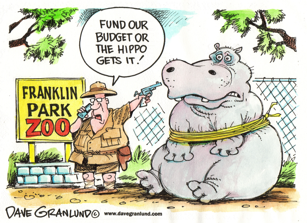  LOCAL MA - ZOO FUNDING by Dave Granlund