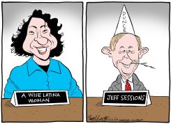 SOTOMAYOR HEARINGS by Bob Englehart