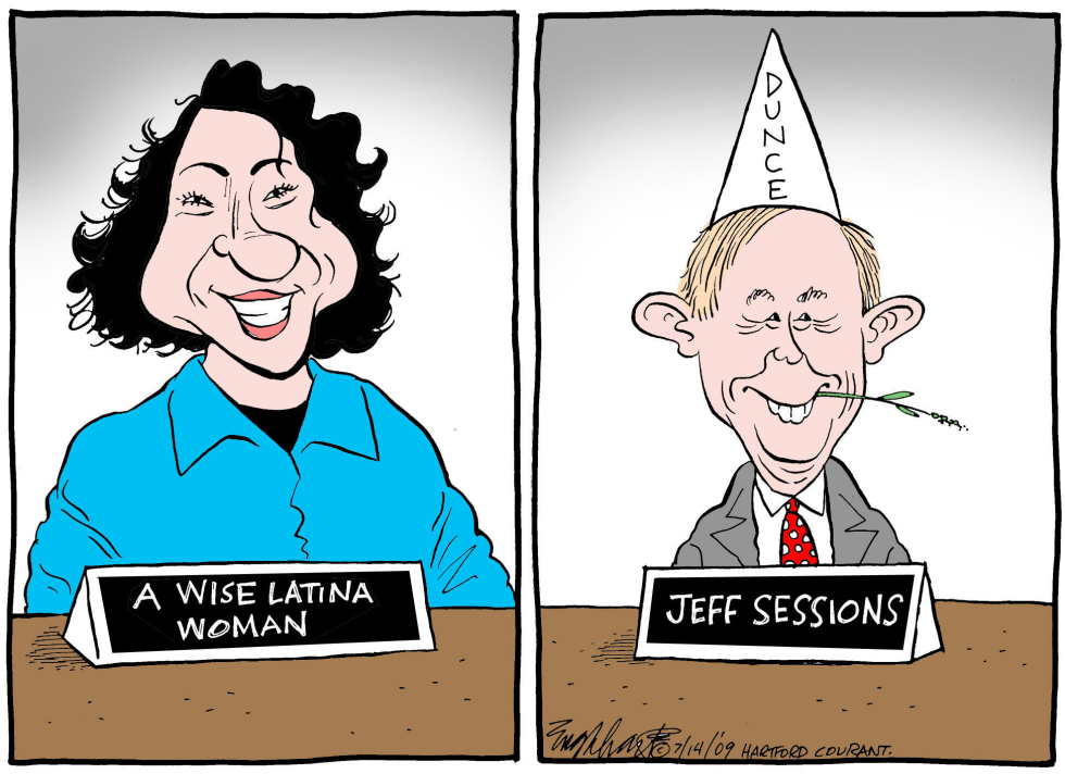  SOTOMAYOR HEARINGS by Bob Englehart