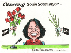 SOTOMAYOR SENATE HEARING by Dave Granlund