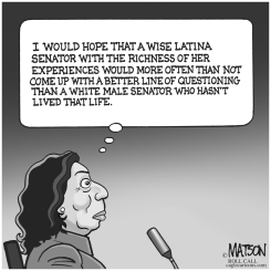 WISE LATINA HOPES by RJ Matson