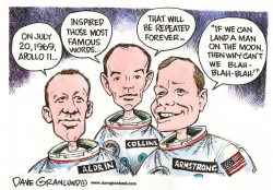 APOLLO 11 CLICHé by Dave Granlund