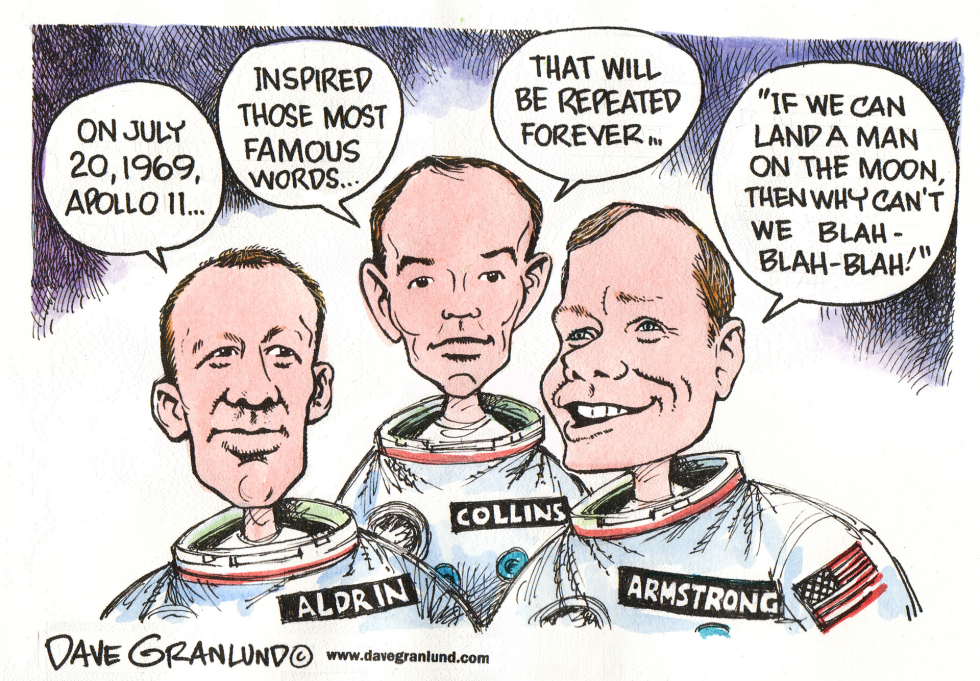  APOLLO 11 CLICHé by Dave Granlund