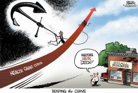 BENDING THE HEALTH CARE CURVE by Nate Beeler