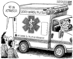 ASTERISCO DE LA REFORMA AL CUIDADO DE LA SALUD by Adam Zyglis