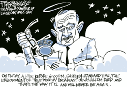 WALTER CRONKITE by David Fitzsimmons