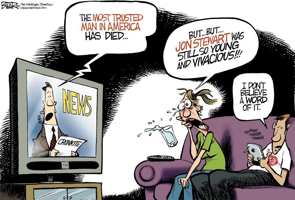  WALTER CRONKITE RIP by Nate Beeler