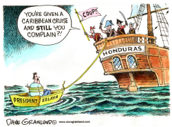 HONDURAS COUP by Dave Granlund