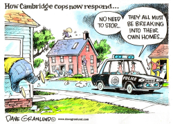 CAMBRIDGE MA COPS AND SENSITIVITY by Dave Granlund