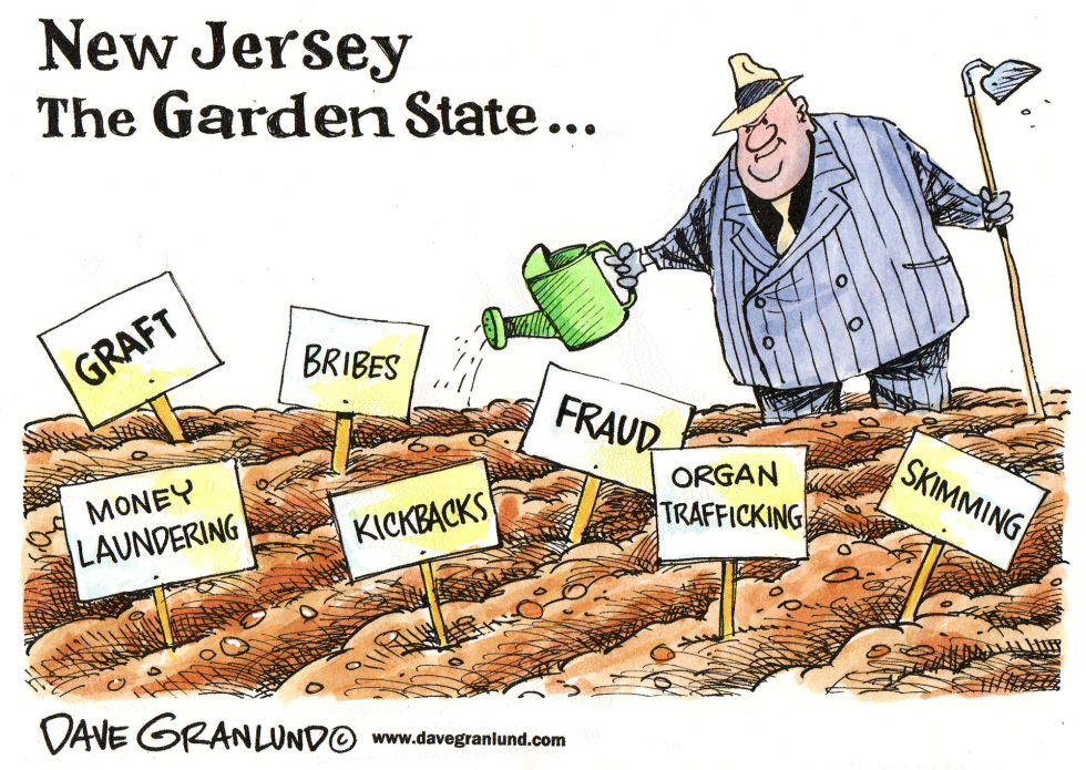  NEW JERSEY CORRUPTION by Dave Granlund