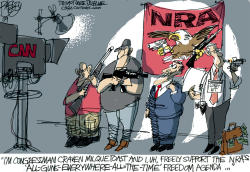 NRA CONGRESSMAN by Pat Bagley