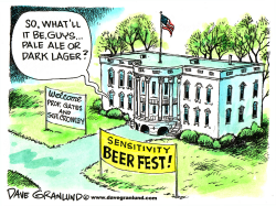 WHITE HOUSE BEER FEST by Dave Granlund