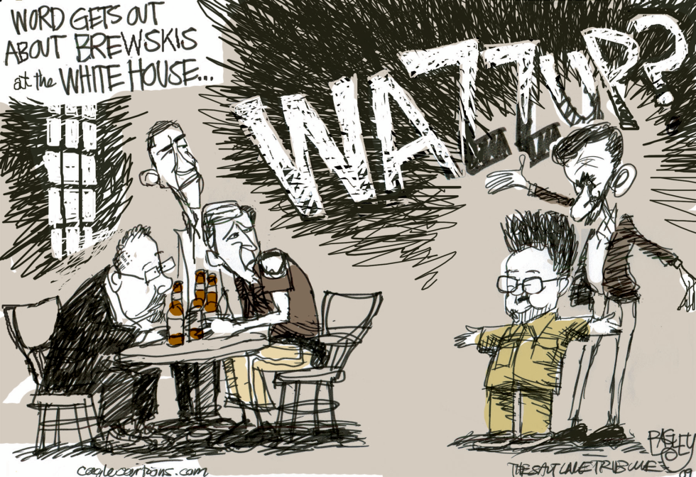  WHITE HOUSE BREWSKI by Pat Bagley