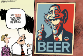 BEER WE CAN BELIEVE IN by Nate Beeler