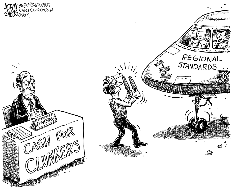  CASH FOR CLUNKERS by Adam Zyglis