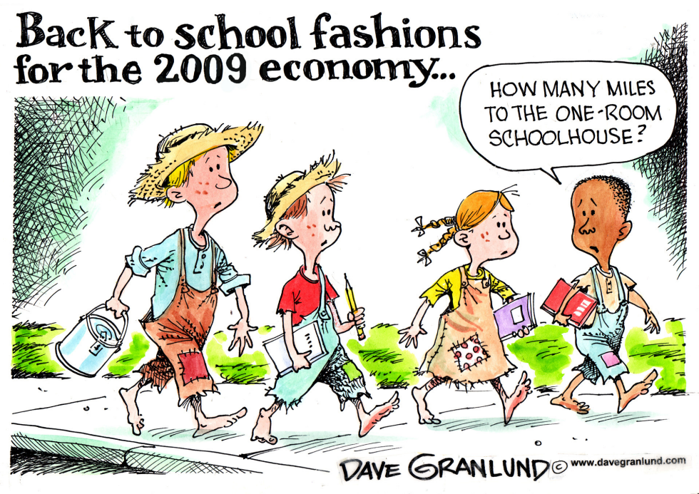  BACK-TO-SCHOOL FASHIONS 2009 by Dave Granlund