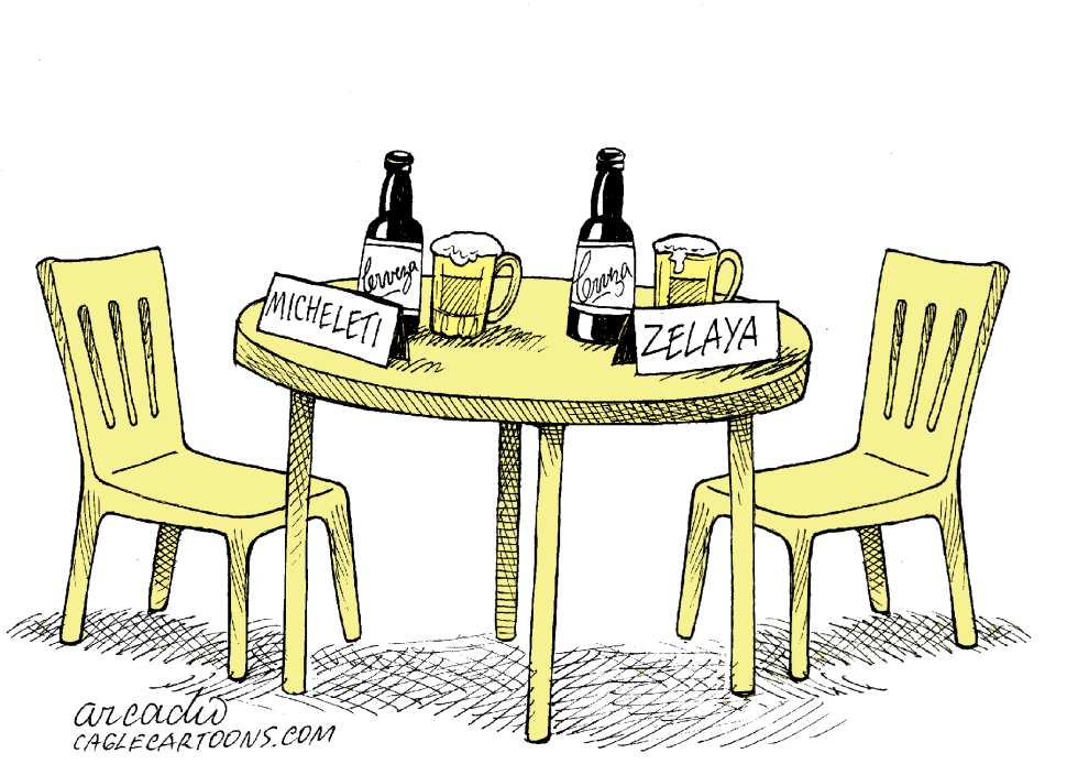  CERVEZAS PARA DIáLOGO HONDUREñO COL by Arcadio Esquivel