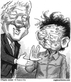 BILL CLINTON AND KIM JONG IL by Taylor Jones