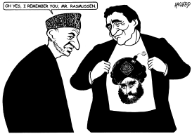 KARZAI, RASMUSSEN by Rainer Hachfeld