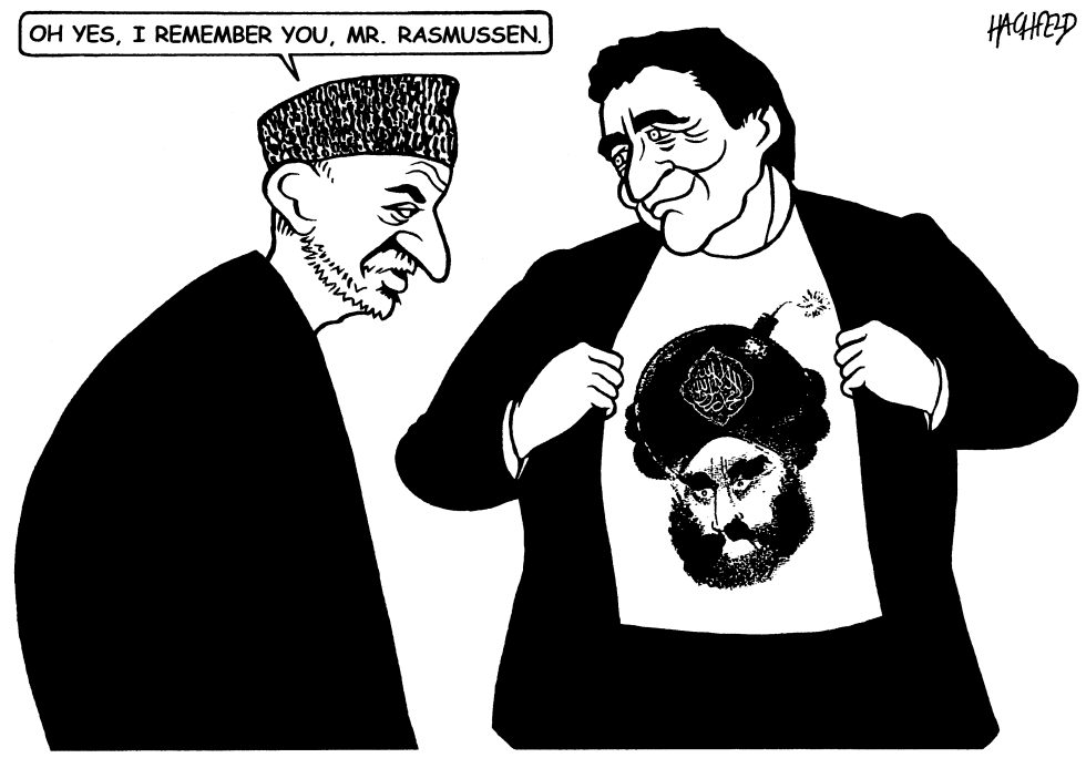  KARZAI, RASMUSSEN by Rainer Hachfeld