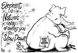 GOP SLOW DOWN by Mike Lane