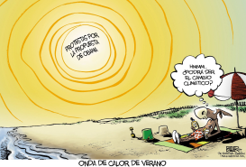 ONDA DE CALOR POR EL CUIDADO DE LA SALUD  by Nate Beeler