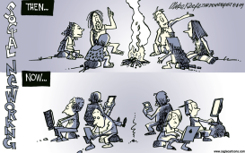 SOCIAL NETWORKING by Mike Keefe