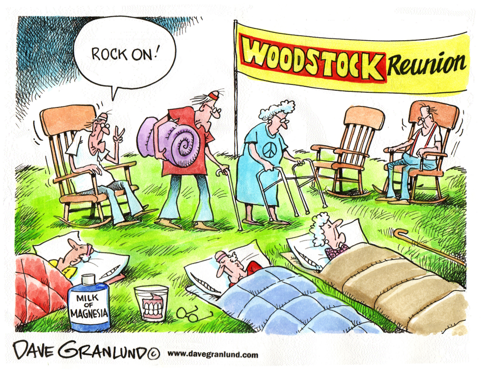  WOODSTOCK REUNION by Dave Granlund