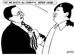 URIBE, CHáVEZ by Rainer Hachfeld