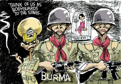 BURMA BUMMER  by Pat Bagley