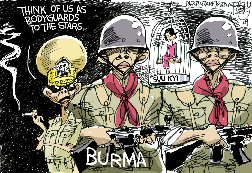  BURMA BUMMER  by Pat Bagley