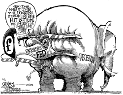 RECESSION HITS BOTTOM by John Darkow