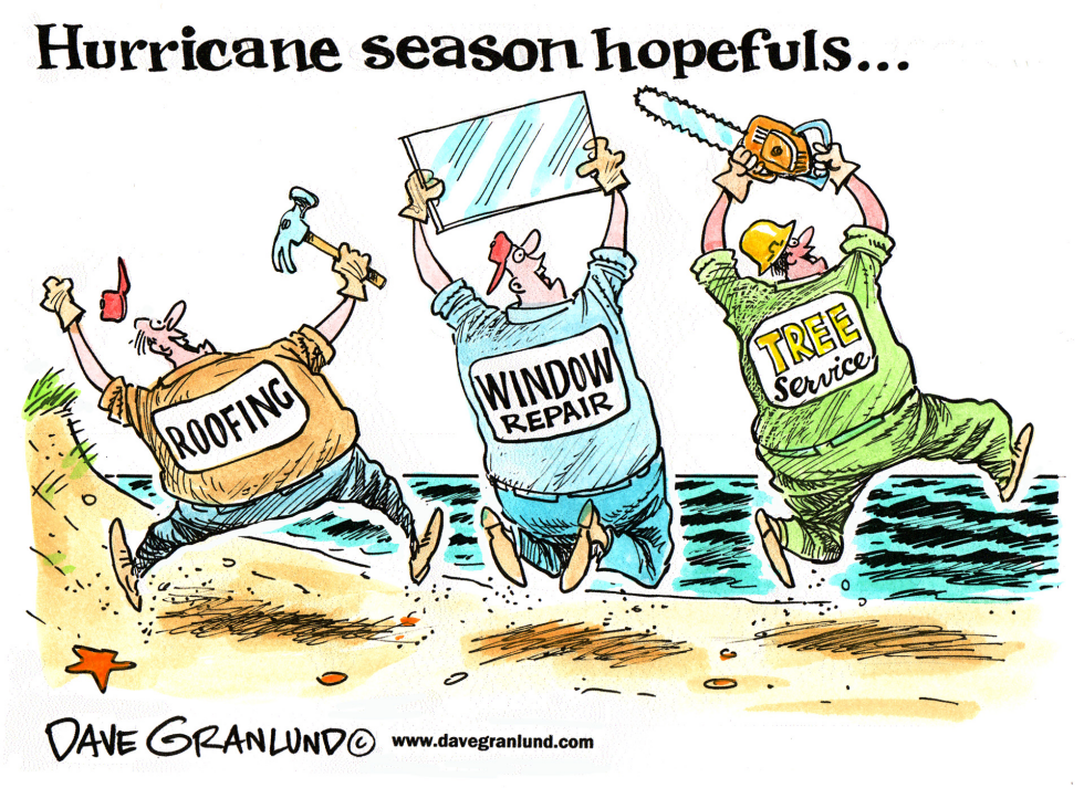  HURRICANE SEASON by Dave Granlund