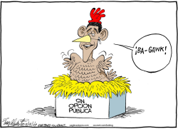 OBAMA GALLINA  by Bob Englehart