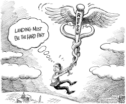 REFORM FLYING AWAY by Adam Zyglis