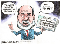 BERNANKE 2ND TERM by Dave Granlund