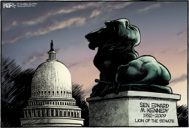 RIP TED KENNEDY by Nate Beeler