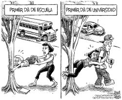 PRIMER DIA DE ESCUELA by Adam Zyglis