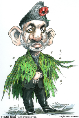 HAMID KARZAI  by Taylor Jones