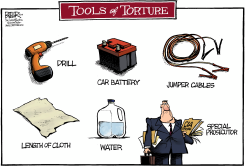 TOOLS OF TORTURE by Nate Beeler