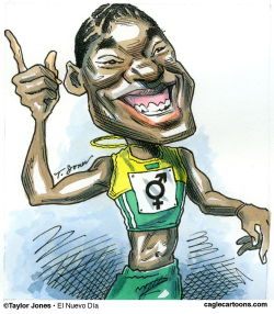 TRACK STAR CASTER SEMENYA by Taylor Jones